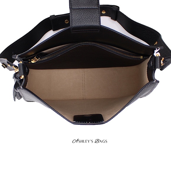 Tory Burch Thea Large Shoulder Bag In Black - Picture 10 of 13